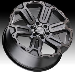 Black Rhino Wanaka Brushed Matte Gunmetal Custom Truck Wheels 2